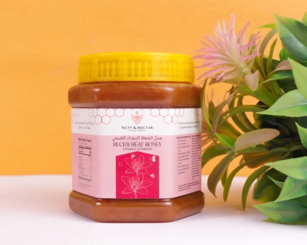 Closed jar of Buckwheat Honey – Nuts & Nectar Pakistan